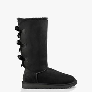 Ugg Bailey Bow Tall II Women Classic Boots Black (0385PBWSU)